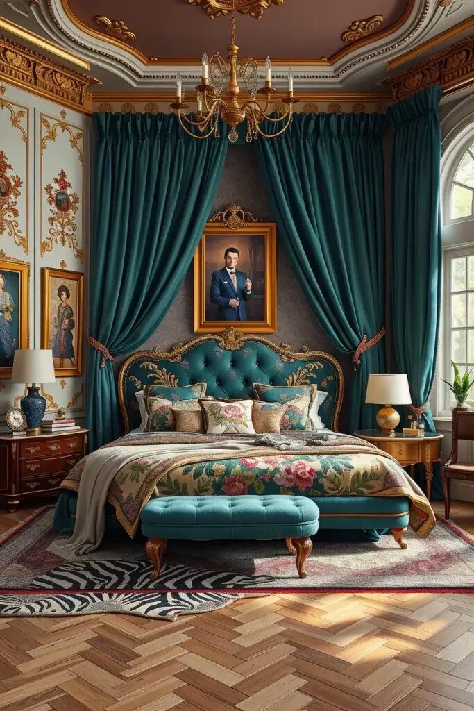 Colorful Rooms Built Around Art