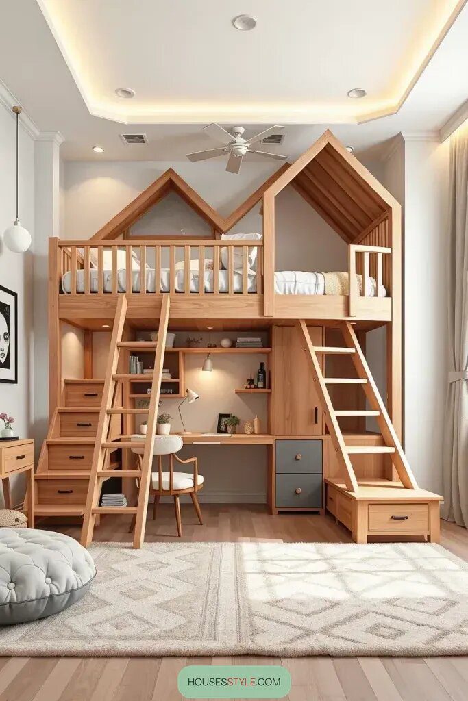 Loft Beds That Save Space and Add Slides - photo 2