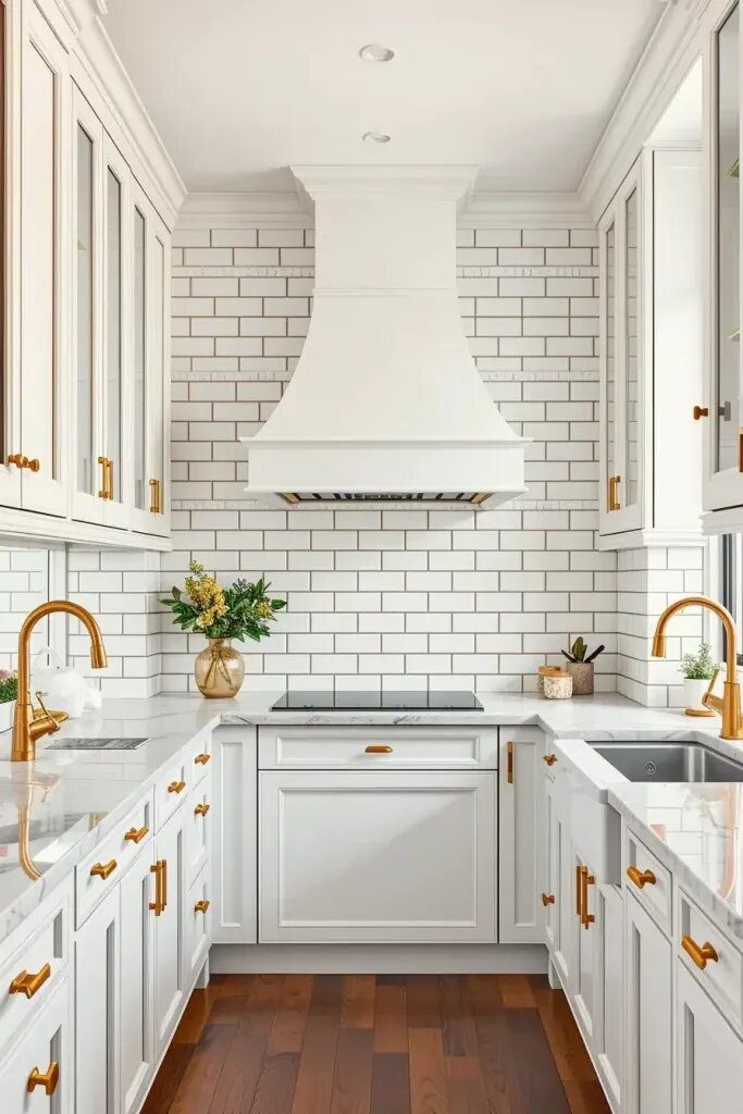 Subway Tile for a Clean, Tailored Kitchen