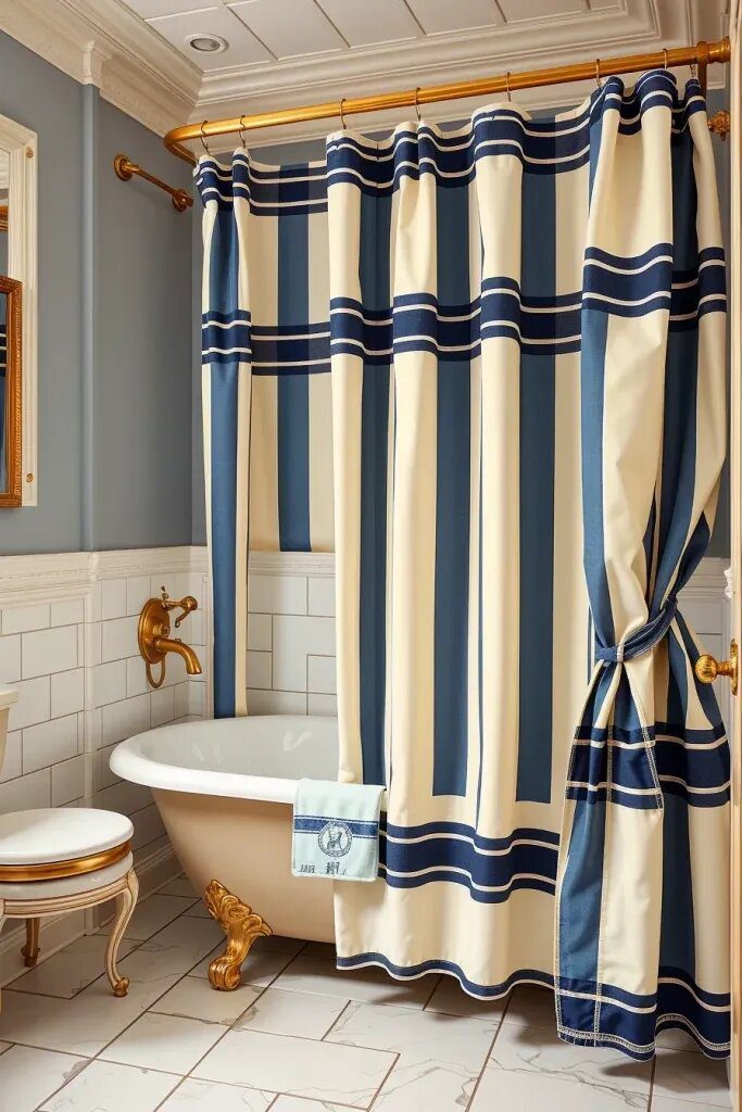 Refined Patterns for Elegant Shower Curtains