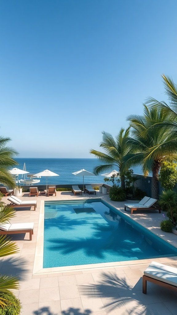 3. A Calm Rectangular Pool Retreat at Home