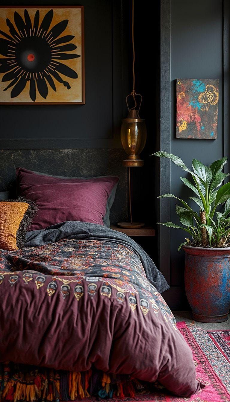 7. Grunge Glamour: Dark Moody Colors Meet Metallic Gold - photo 2