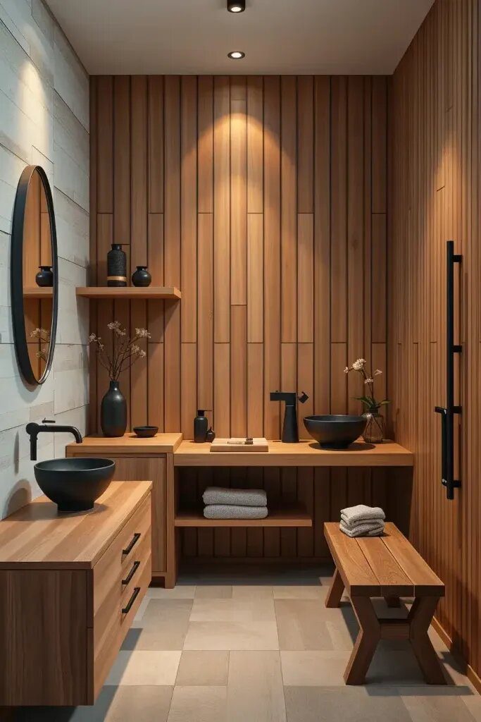 Creating a Calm Oasis with Wooden Touches