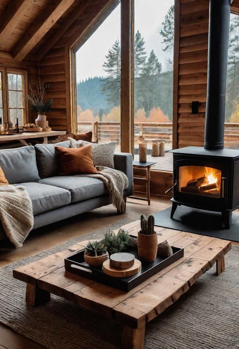 23. Stylish Cabin Coziness Ideas
