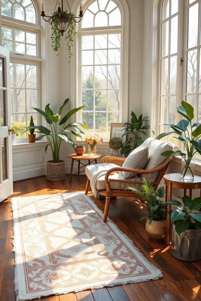 1. How to Create a Faux Rug With Stencils - photo 2