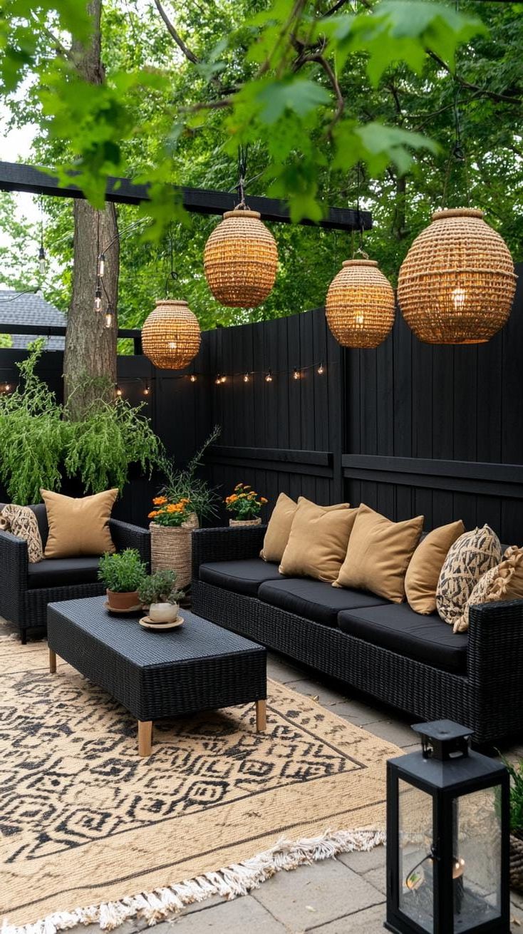 37. Black and Tan Patio with Geometric Accents - photo 3