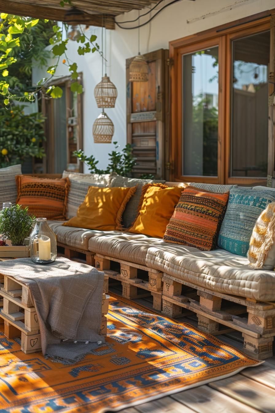 3. DIY Pallet Sofa Ideas