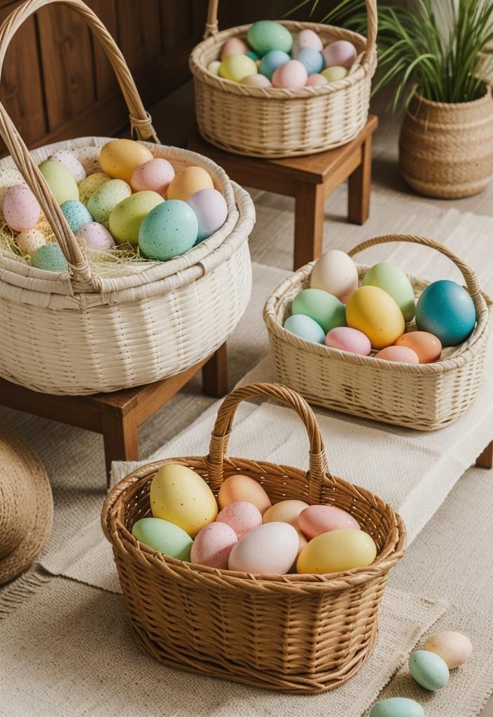 5. Handwoven Natural-Fiber Easter Baskets