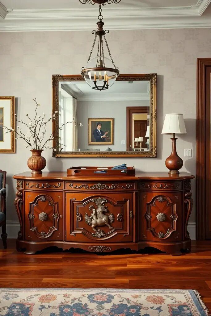 Carved Sideboards and Buffets for Storage