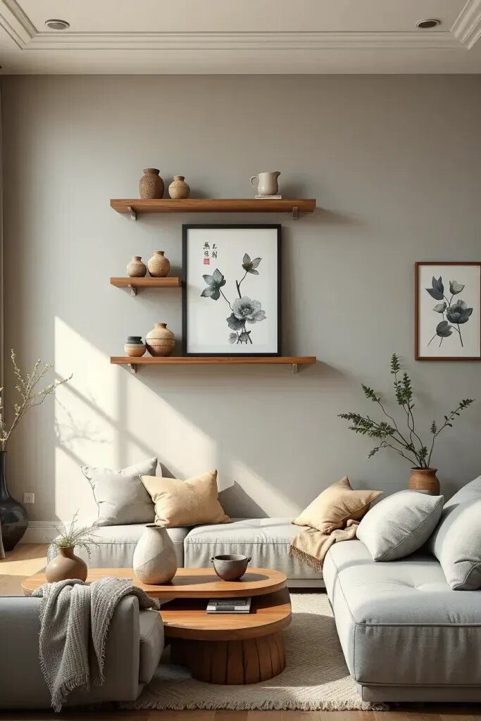 12. Muted Art and Ceramic Decor Picks