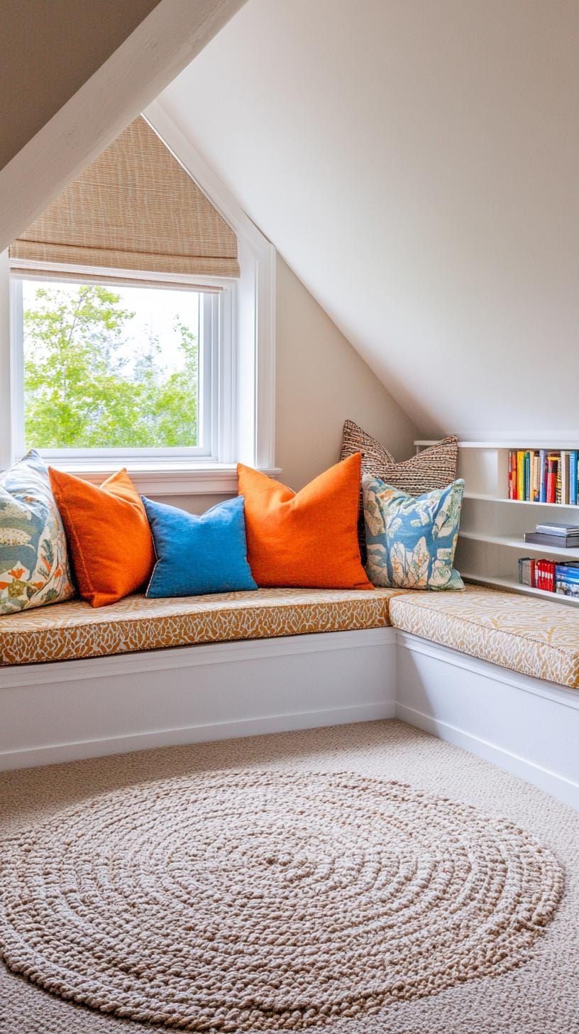 3. Wrap-Around Window Seat Library - photo 2