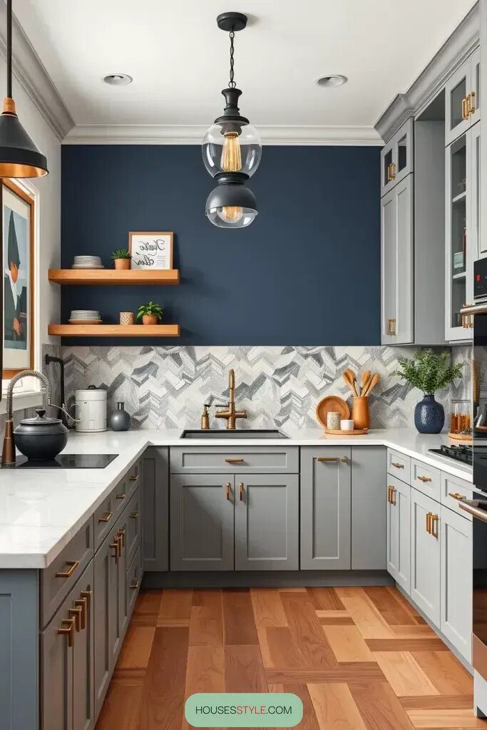 Accent Walls to Pair with Gray Cabinets - photo 2