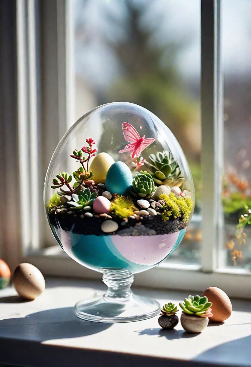 10. DIY Egg Terrarium Projects - photo 2