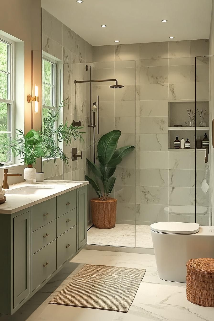 2. Sage Green Color Trend for Bathrooms - photo 2