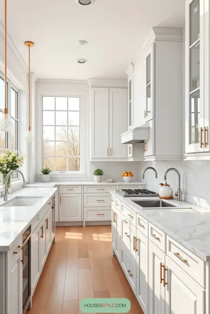 Why White Kitchens Never Go Out of Style