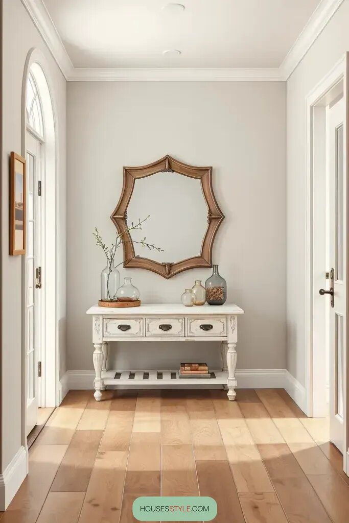 Rustic Touches in a Cozy Minimalist Hallway - photo 2