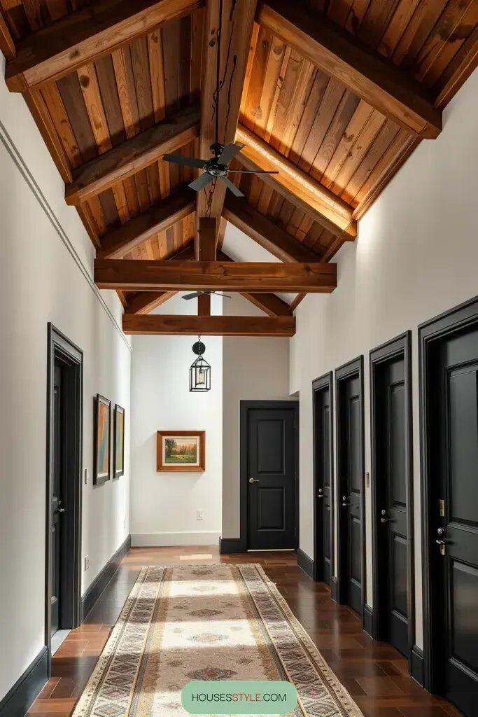 Beam and Plank Ceilings for Rustic Hallways - photo 2