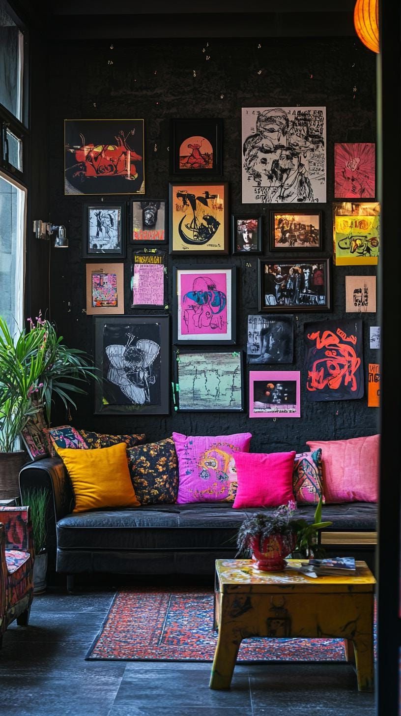 6. Frameless Art Display for a Relaxed Look - photo 2