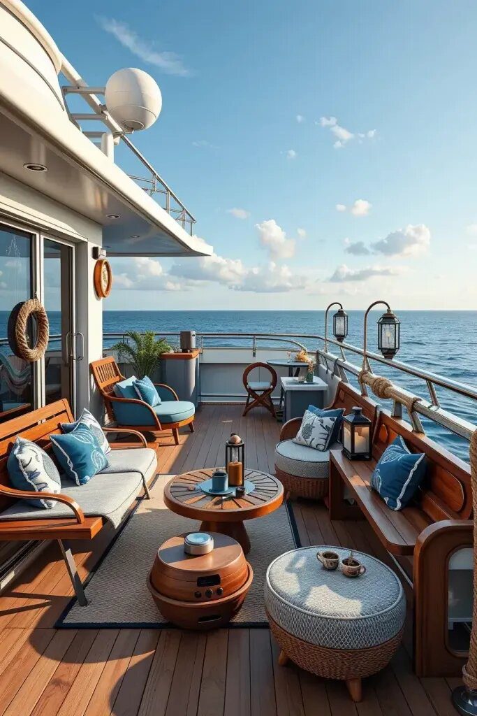 Nautical Balconies Inspired by Yacht Design