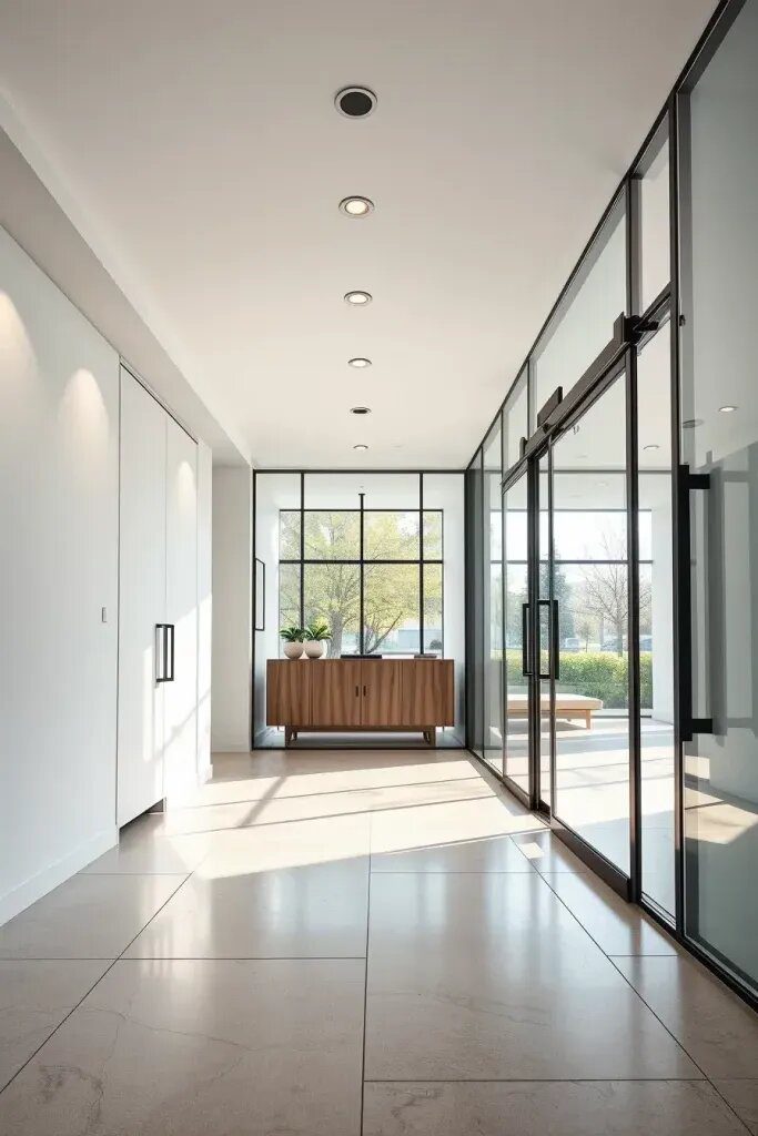 Frameless Glass Doors for a Sleek Lobby Finish