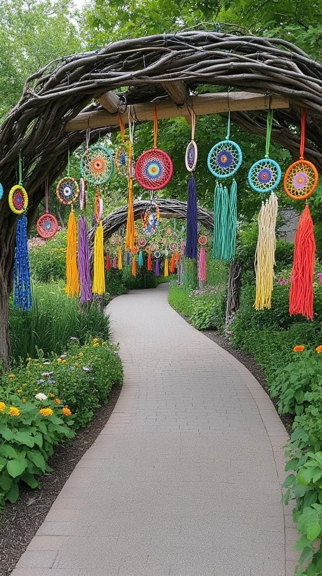 31. A Vine-Twisted Arbor Hung with Dreamcatchers - photo 3
