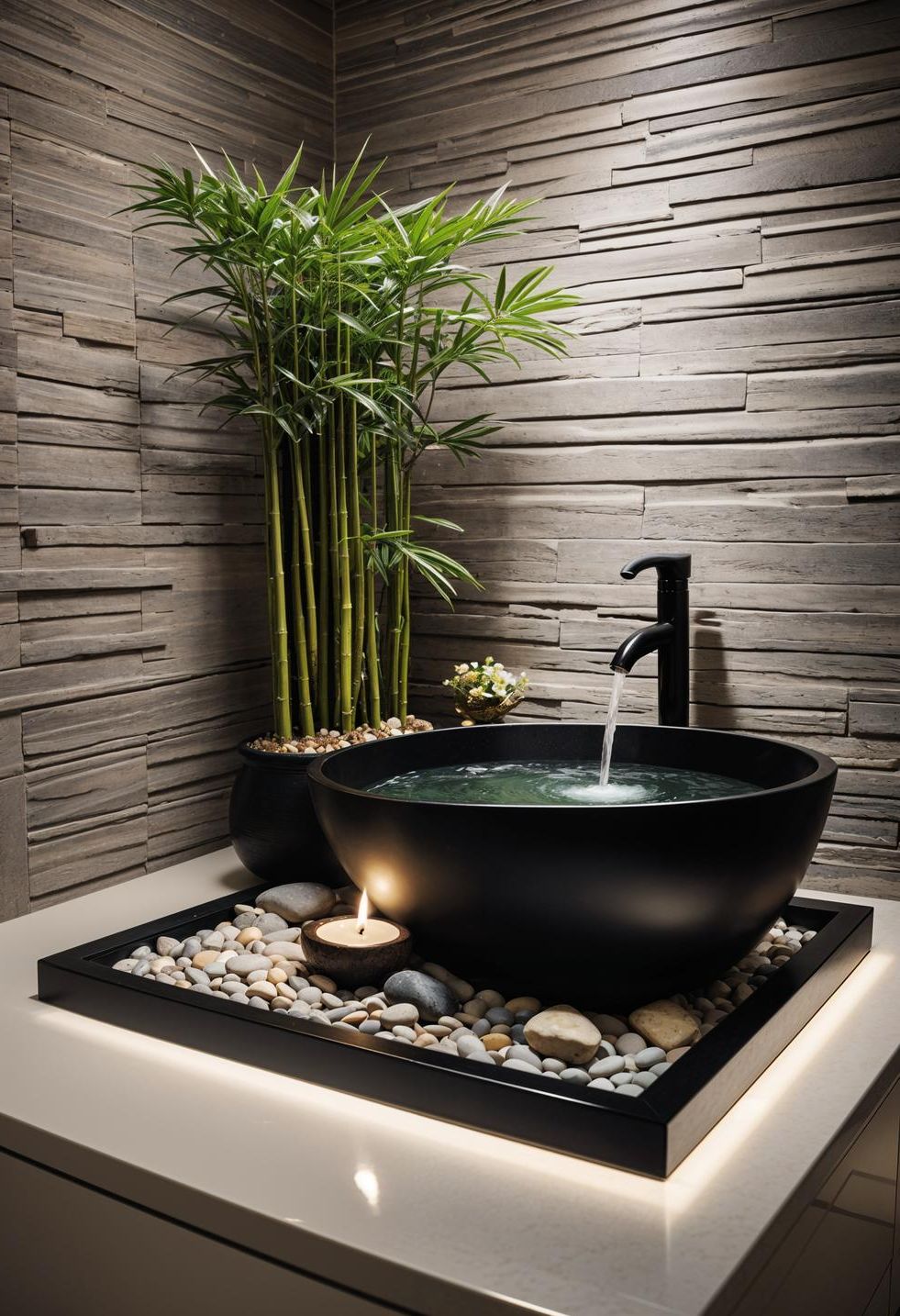 1. Zen Spa Bathroom Oasis