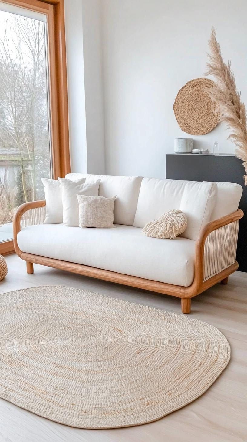 8. Scandinavian Sofas With Organic Wood Frames - photo 2