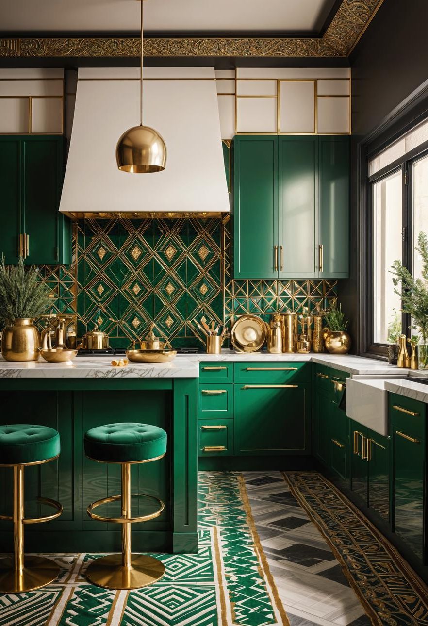 26. Boho Eclectic Kitchen Look