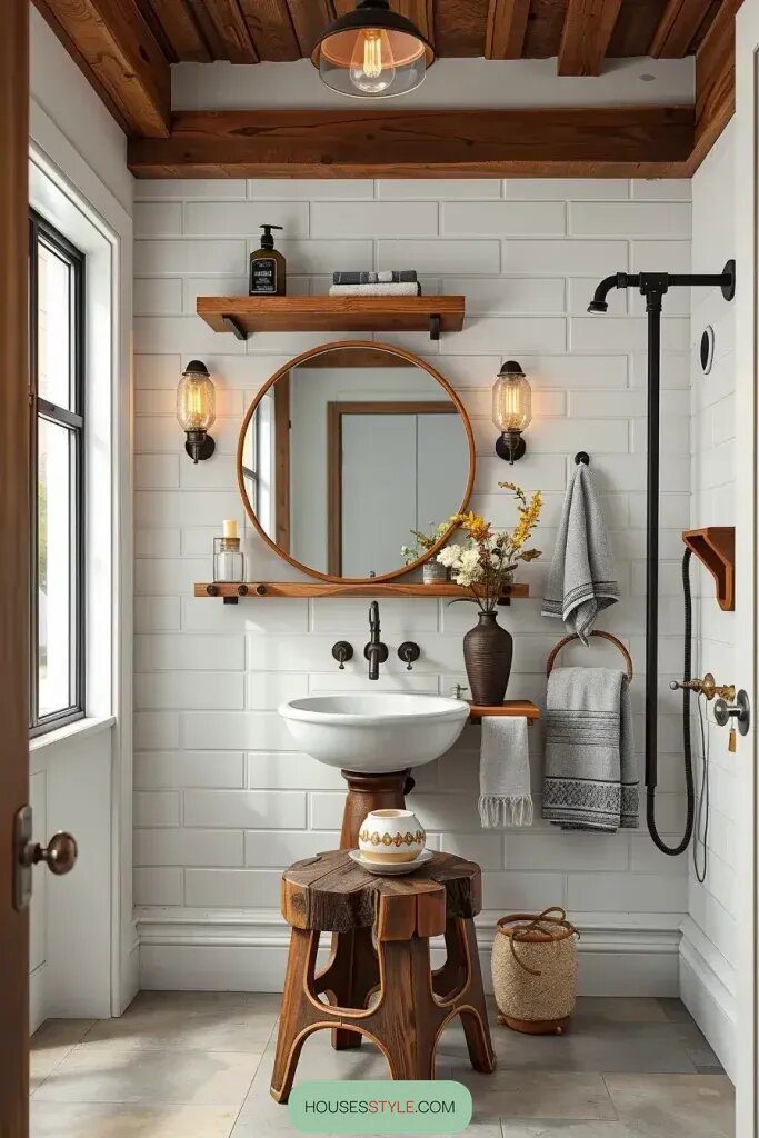 Finishing Touches for a Modern Rustic Bathroom - photo 2