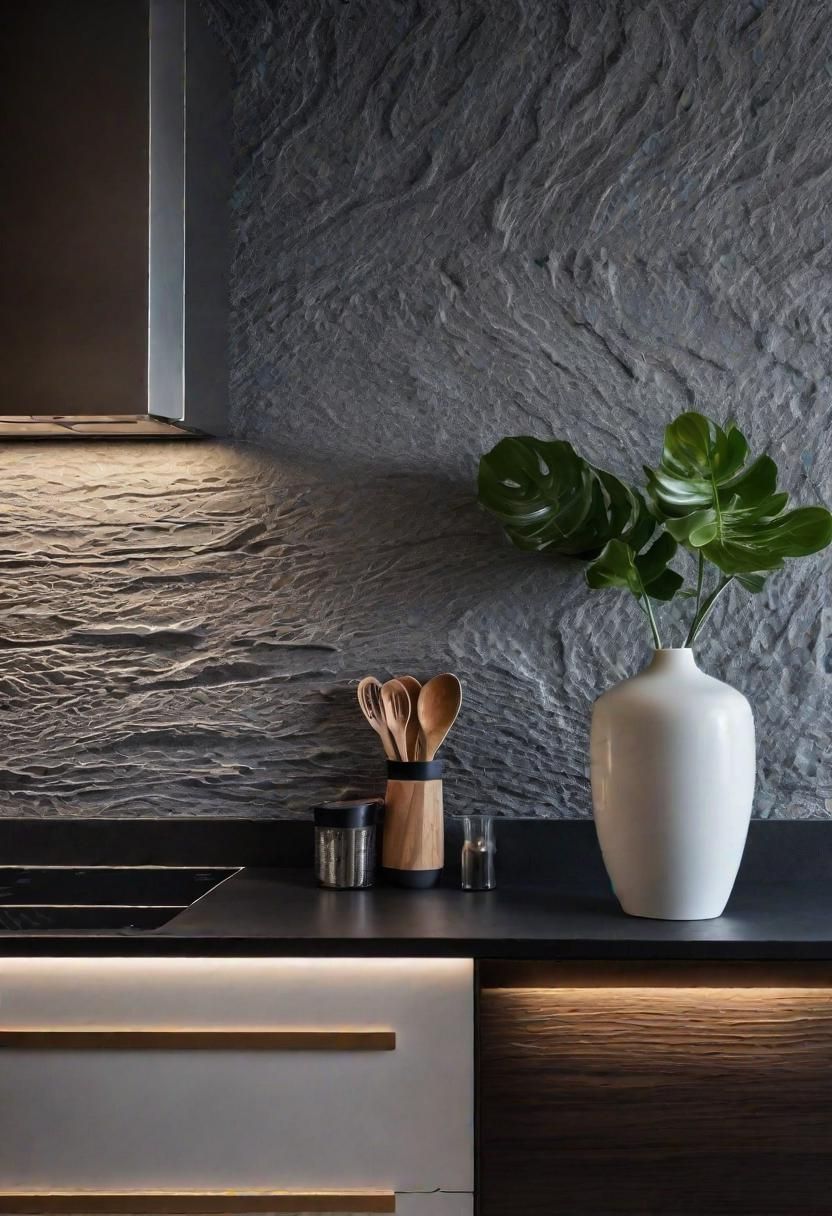 32. Textured Wall Ideas for Kitchens - photo 3