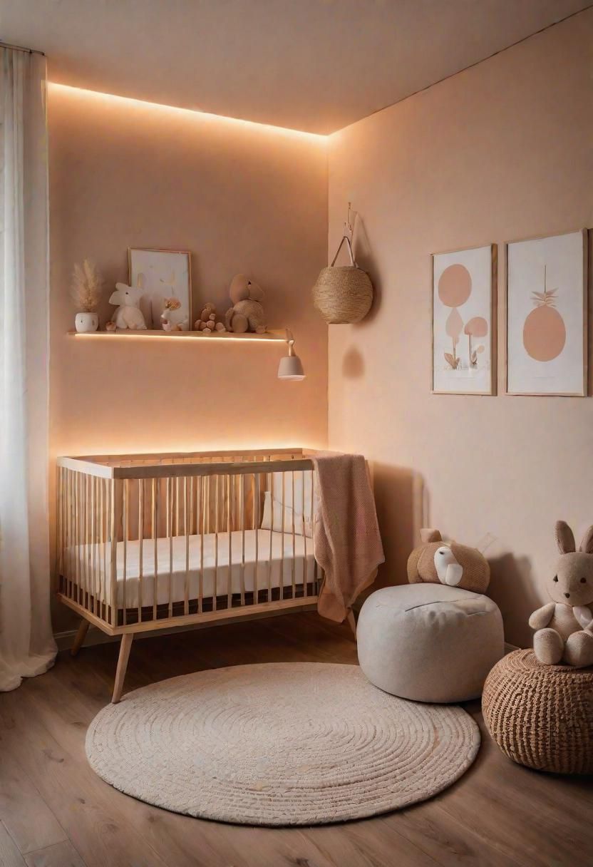 13. Soft LED Lighting for the Nursery