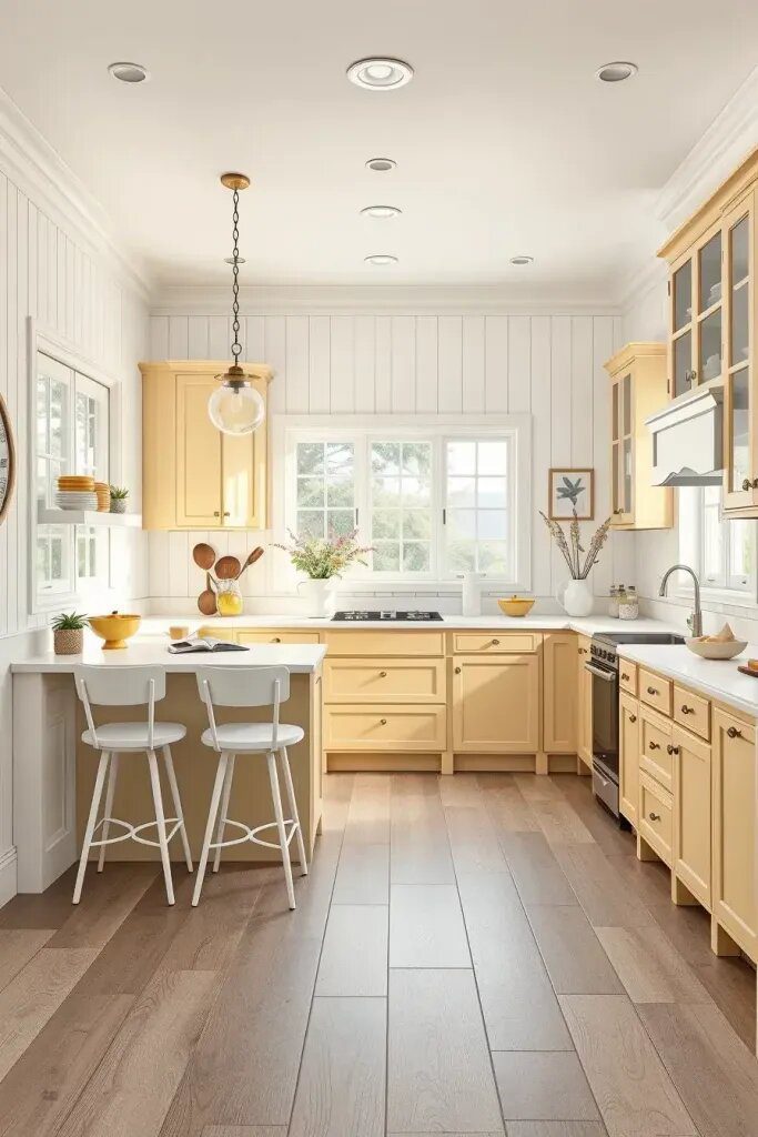 Mixing Sunshine Yellow With Crisp White For A Bright Look