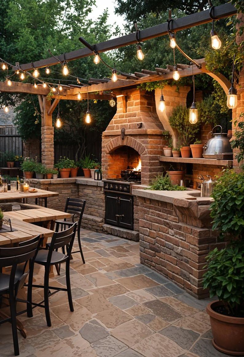 1. Rustic Outdoor Kitchen Paradise - photo 3