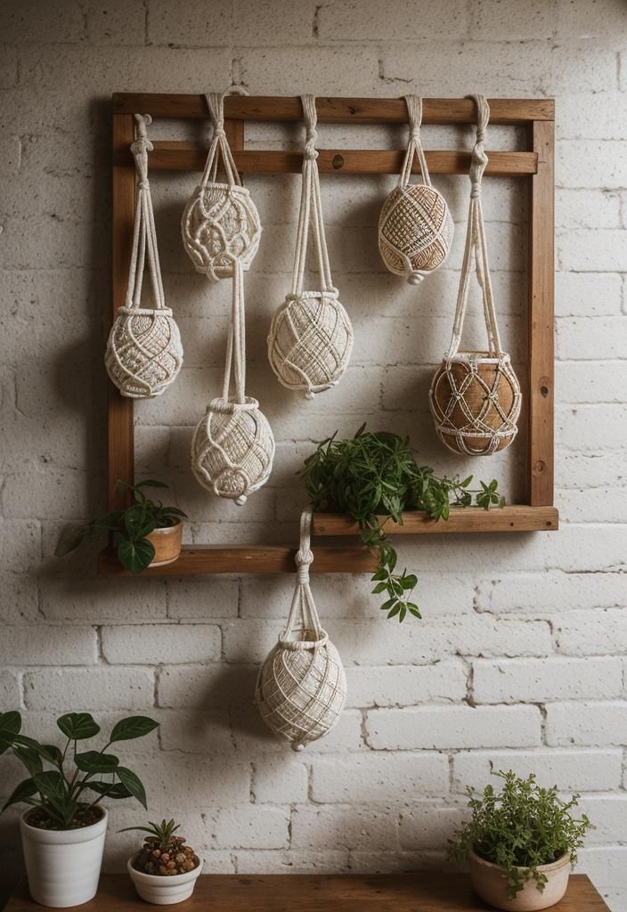13. Boho Macrame Egg Holder Ideas
