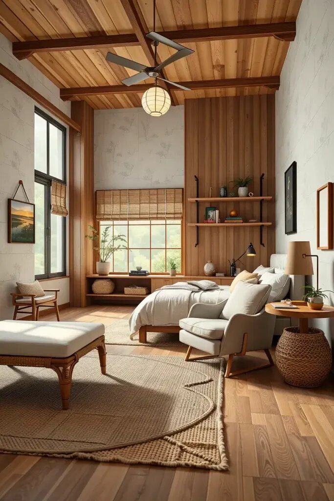 Furnishing a Room with Earthy Minimalist Pieces
