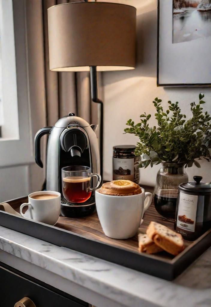 8. Set Up a Coffee and Tea Station