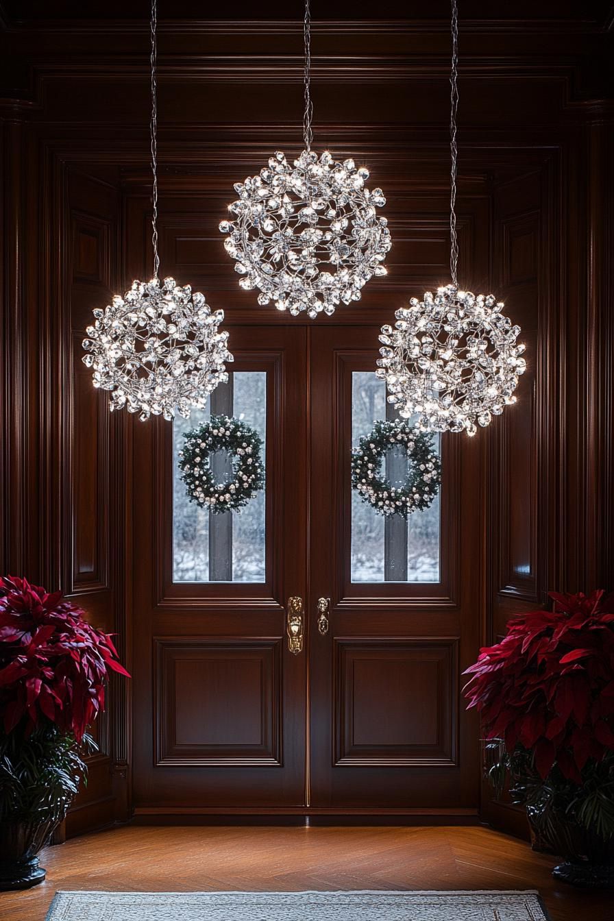 1. Dazzling Crystal Wreath Ideas