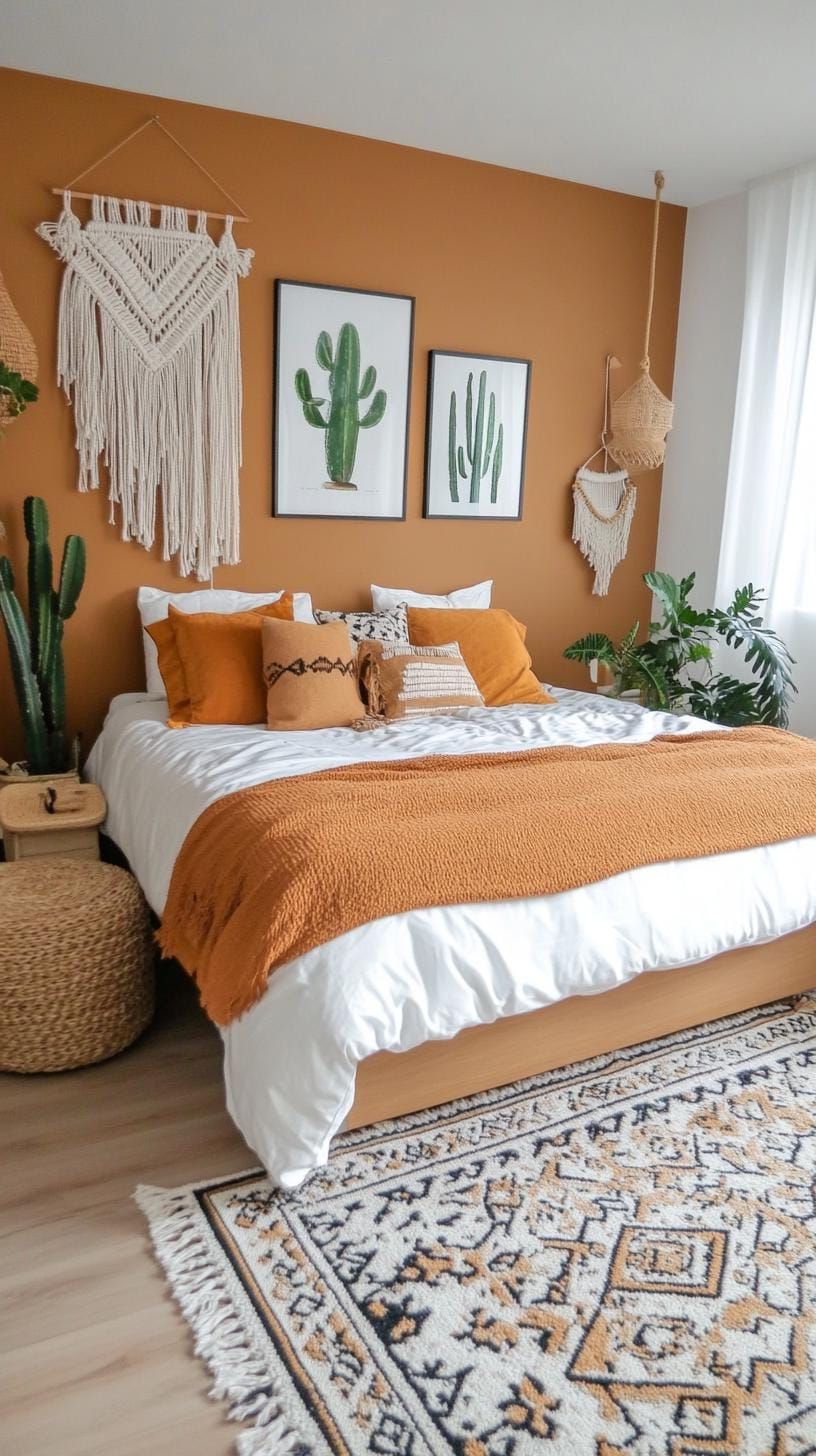 2. Combine Cacti Prints With Macramé Décor - photo 3