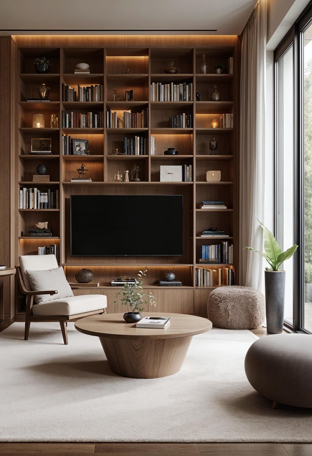 17. Creative Wall-Integrated Bookshelf Designs - photo 3