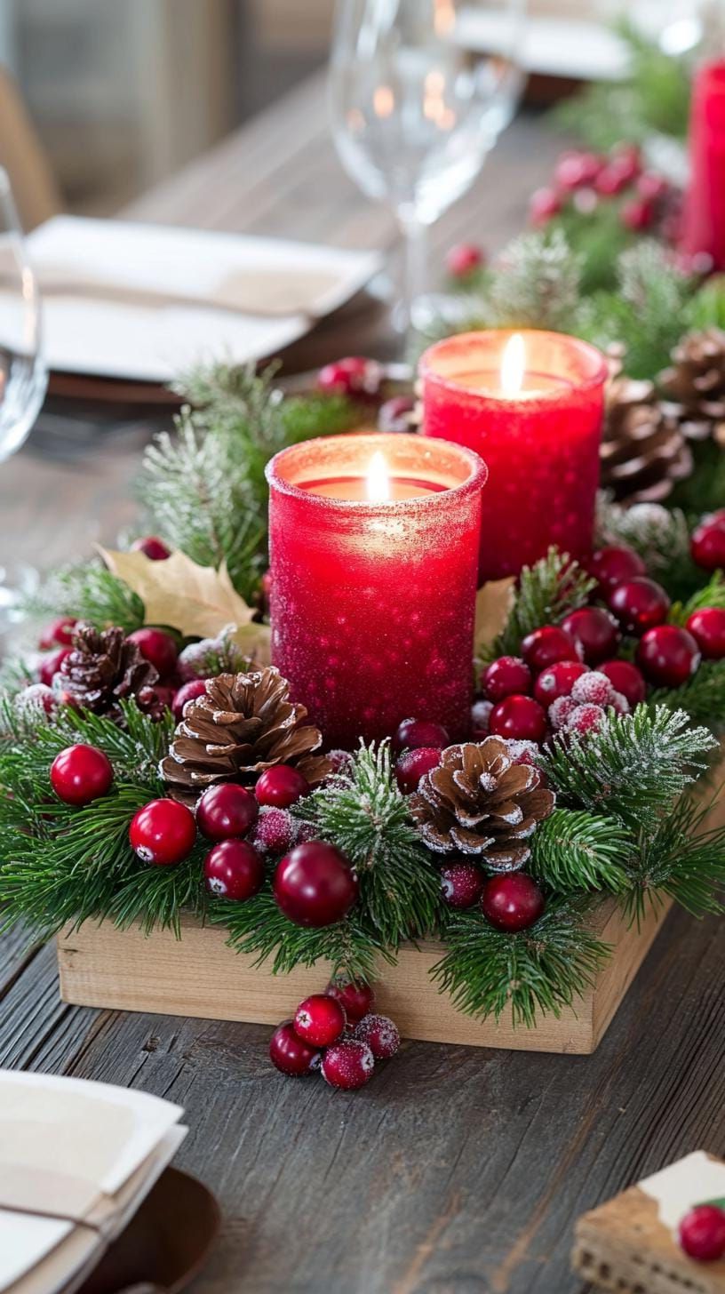 9. Winter Wreath Centerpiece - photo 2