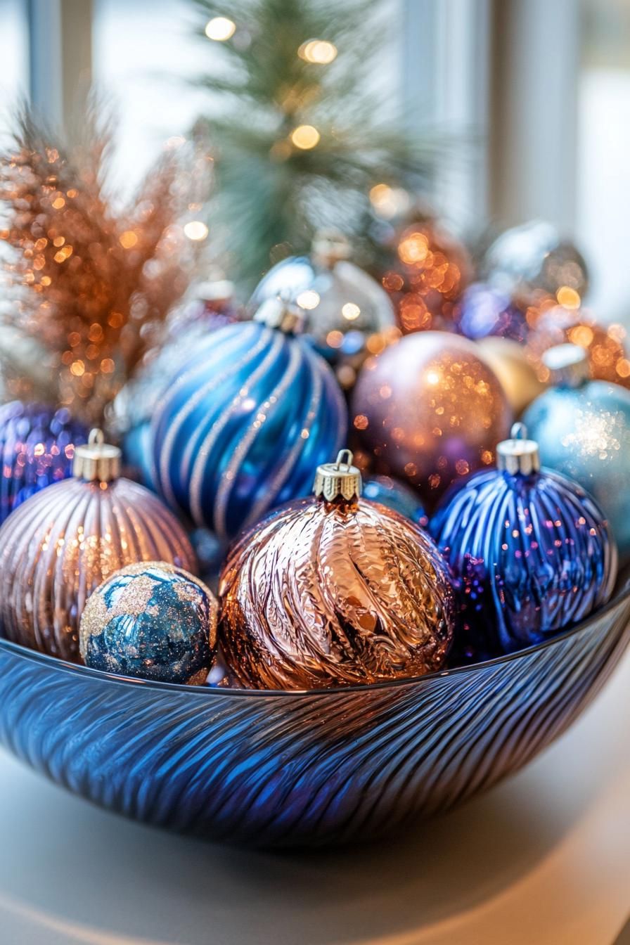 16. Vintage Glass Ornament Bowl Ideas