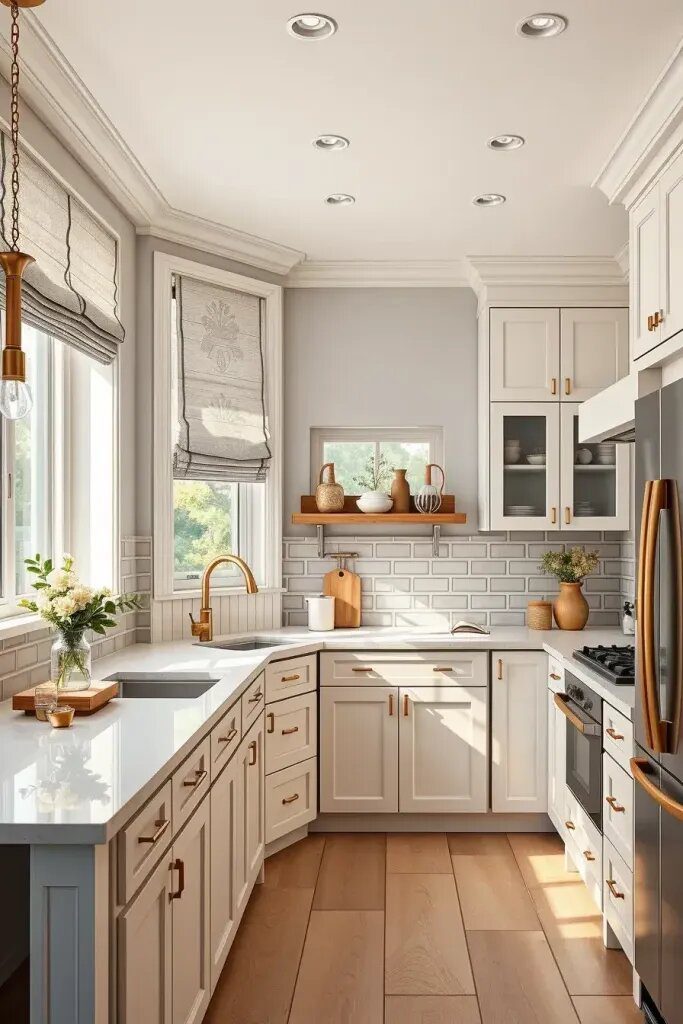Soft, Calming Color Palettes for the Kitchen
