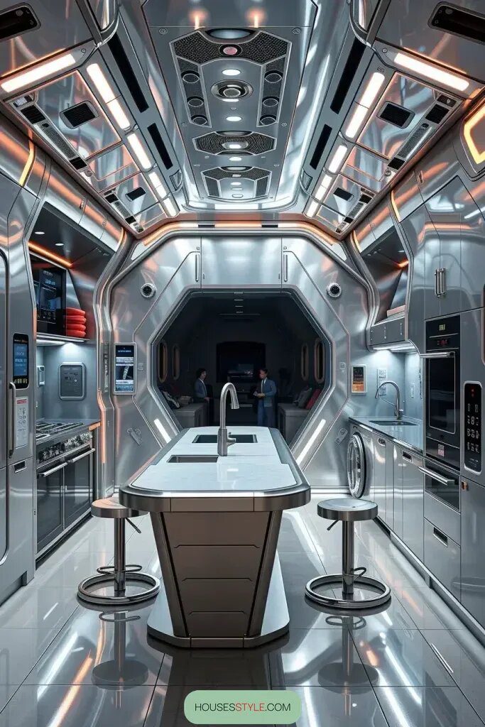 Space-Age Kitchens Inspired by Science Fiction - photo 2