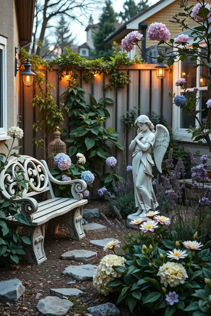 Serene Angel Figurines for Garden Peace - photo 2
