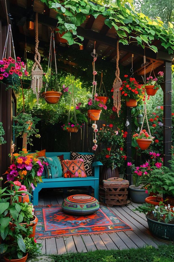 2. Boho Plant Hangers for Porch - photo 3