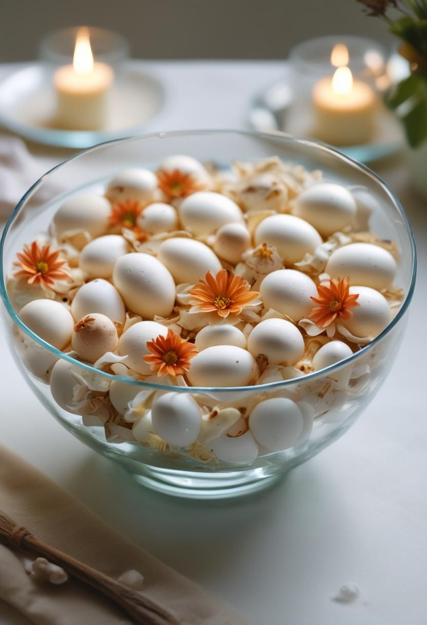 7. Floating Floral Eggshell Centerpieces - photo 2