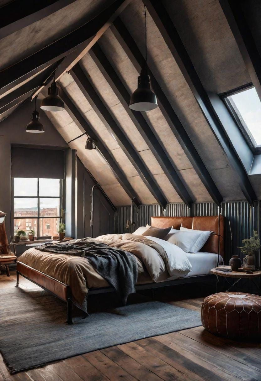 8. Loft Living by Combining Industrial Elements with Cozy Wool and Leather Accents - photo 2