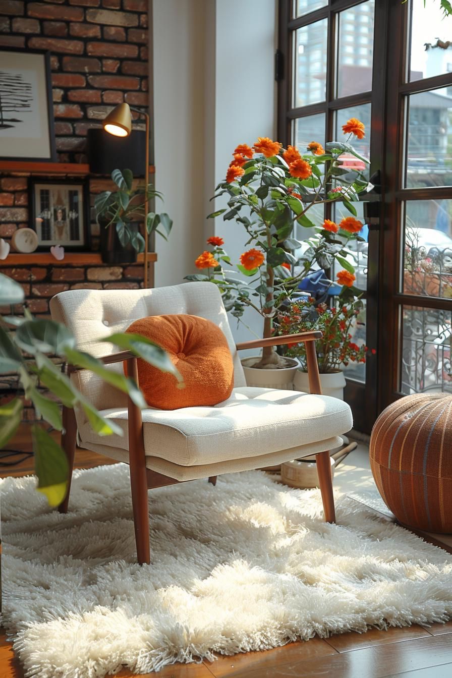 13. Pairing Eclectic Rugs With Seating