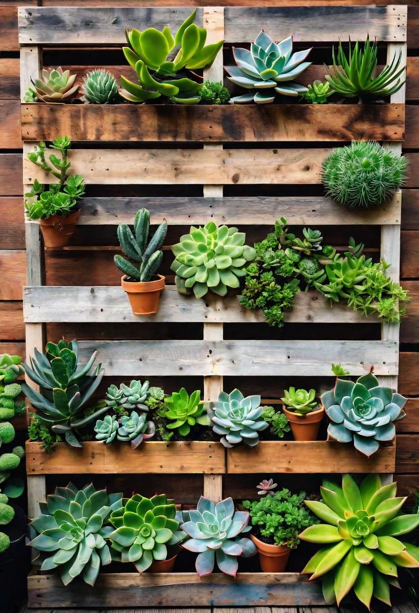 13. Vertical Garden From Pallets