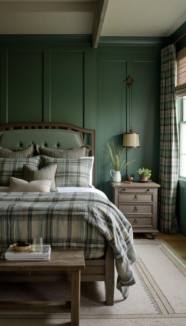 11. Farmhouse Elegance in Green